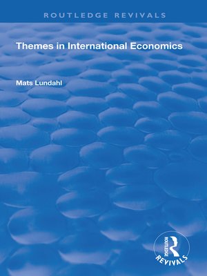 cover image of Themes in International Economics
